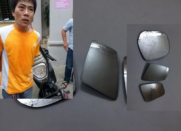 Bắt đối tượng vặt gương ô tô đắt tiền ảnh 1